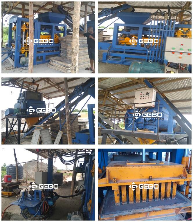 QT4-15 Automatic Hydraulic Cement Hollow Solid Block Making Machine In ...